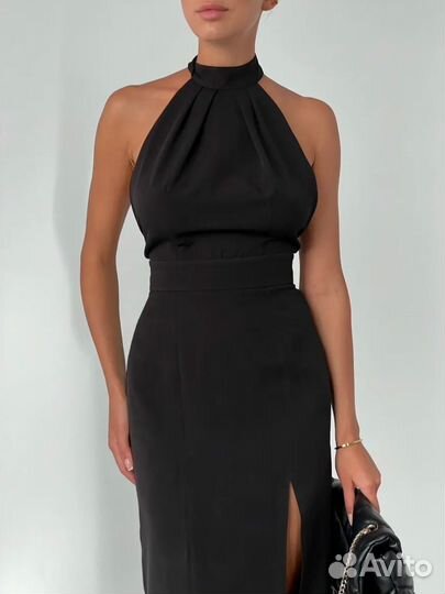 Платье вечернее с открытой спиной