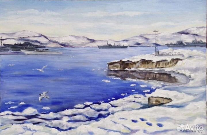 Залив. Североморск