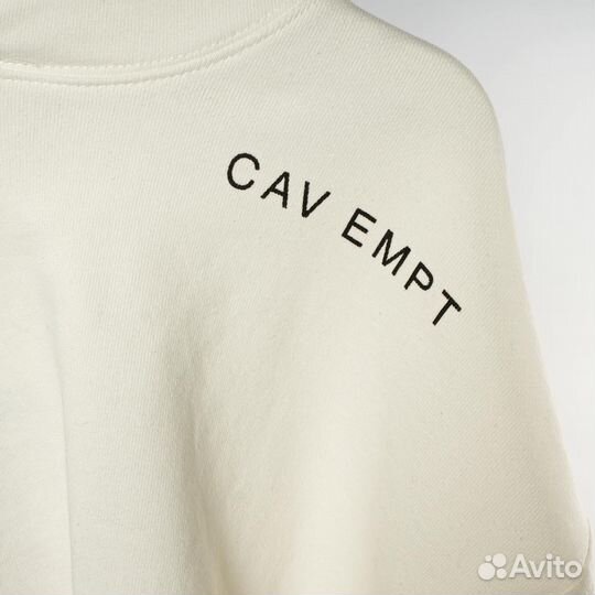 Худи cavempt белое oversize