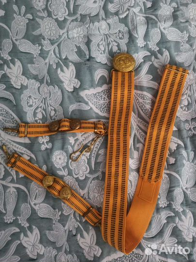 Ремень парадный вмф жёлтый