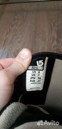 Ботинки для сноуборда burton moto 41р