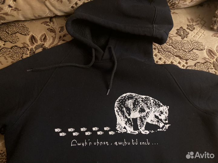 Черное худи