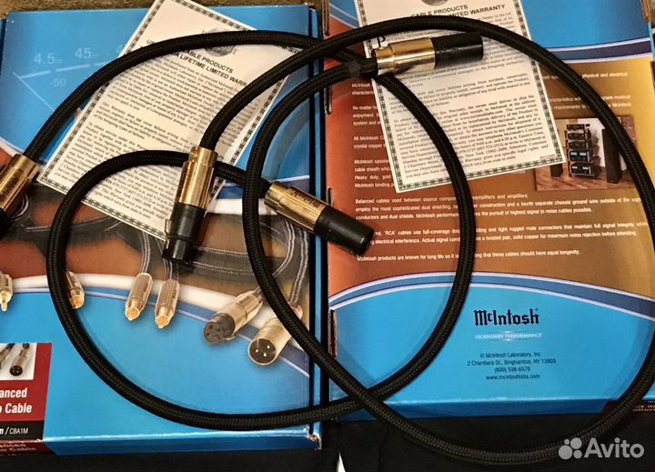 Балансный кабель McIntosh с коннекторами XLR