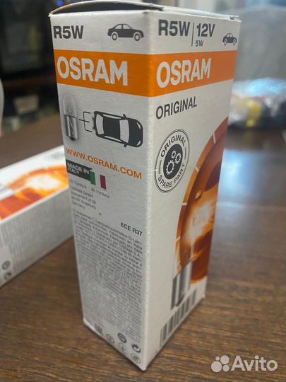 Лампа Osram R5W 12V 5W BA15s