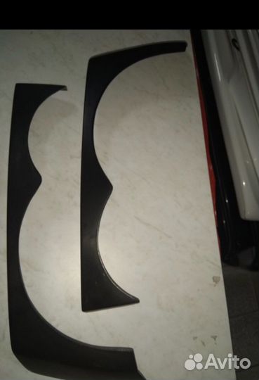 Реснички (накладки) верхние на фары Jeep Grand Che