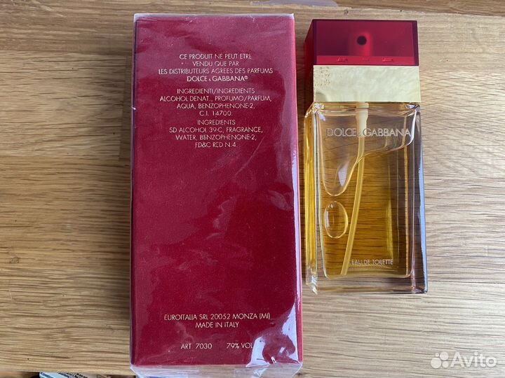 Dolce Gabbana Dolce Gabbana edt Винтаж 90ые