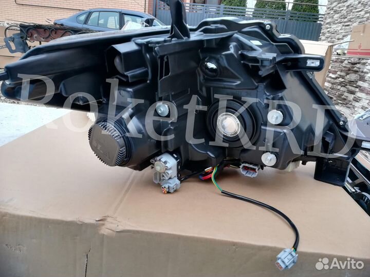 Фары Nissan Patrol y62 LED (Дымчатые)