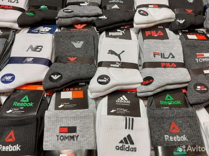 Носки Nike Adidas Puma Reebok