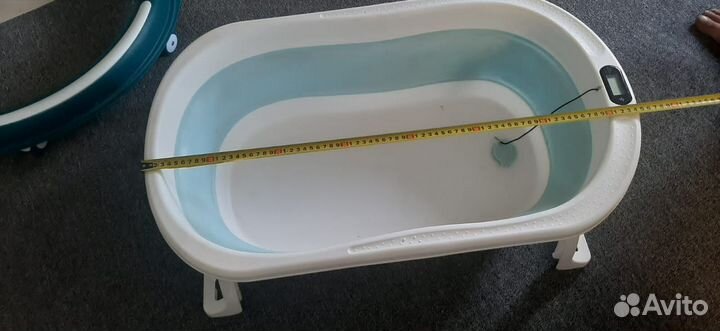 Ванночка для купания складная с термометром