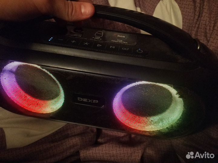 Блютуз колонка dexp