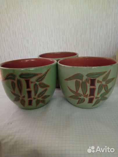 Керамические горшки для цветов бу