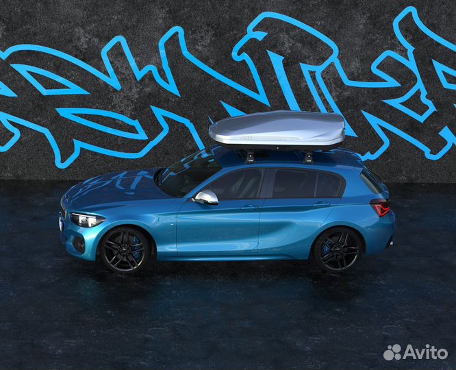 Автобокс на крышу BMW 1. Люкс Ирбис