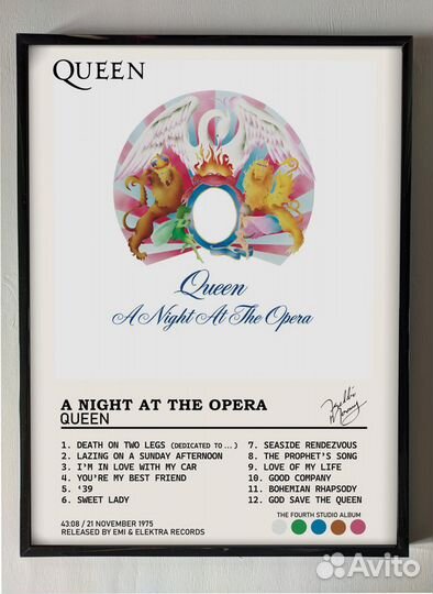 Постер Queen - A Night AT The Opera