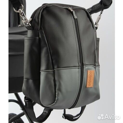 Коляска 2в1 с большими одинаковыми колесами