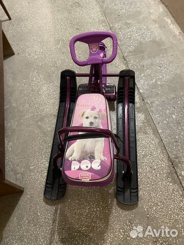 Детские санки снегокат