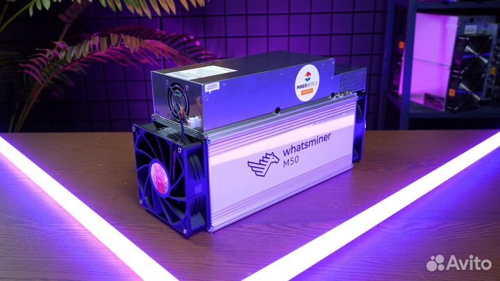 Майнер Вотсмайнер MicroBT M50 120th NEW / наличие