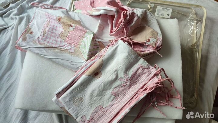 Бортик для кроватки постельная принадлежность