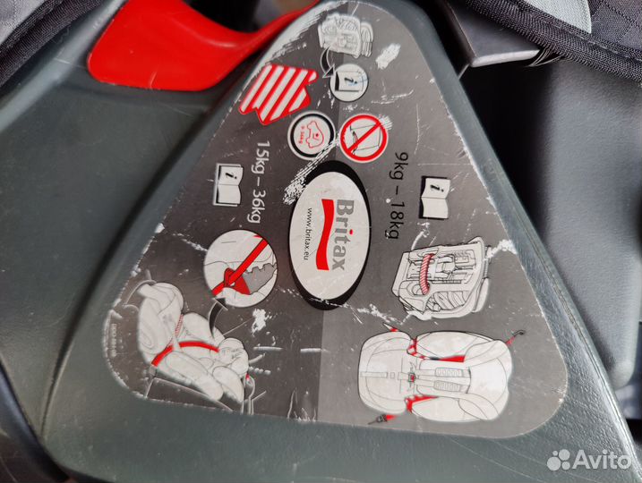Детское автокресло britax Romer 9-36 кг