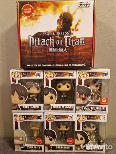 Funko pop attack on titan, атака титанов