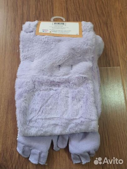 Комплект шапка, шарф девочка