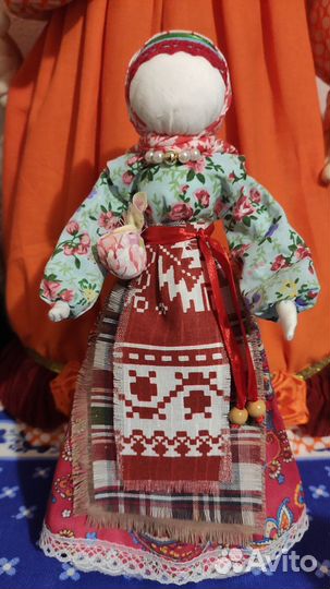 Славянская кукла мотанка Берегиня, Вербница, Трав