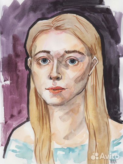 Портрет акварелью, маслом или карандашами по фото
