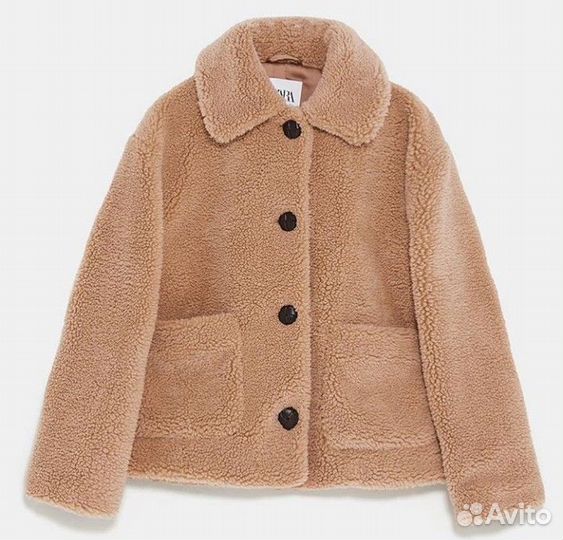 Шуба чебурашка zara 42