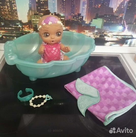 Кукла пупс baby born русалка оригинал