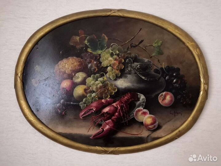 Натюрморт. Emil Adam (1843-1924), Германия. масло