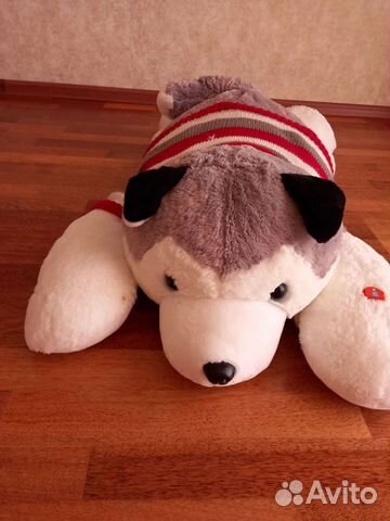 Плюшевая Собака, или волчонок (большая)