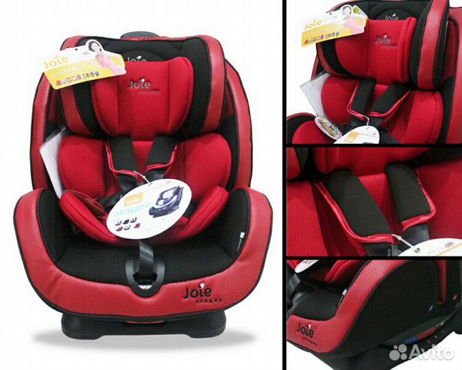 Автокресло детское 0-25кг Joie Stages Cherry