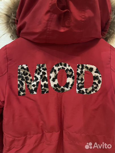 Пуховик зимний Guliver для девочки 128 134