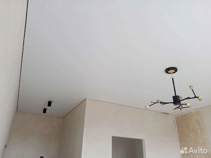 Установка замена натяжных потолков