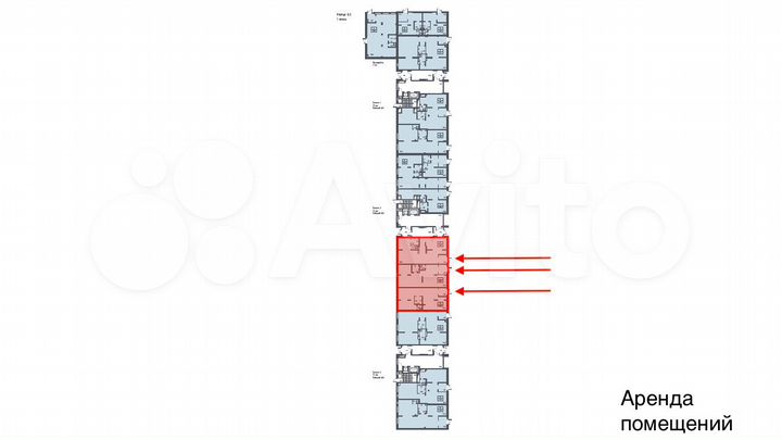 Пригород Лесное аренда под супермаркет 278.64 м²