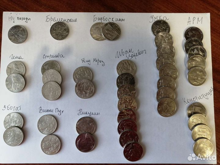 Монеты Российско советская мультипликация