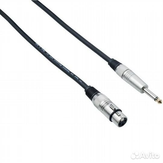 Кабель микрофонный Bespeco xcma600 (XLR-Jack 6.3)