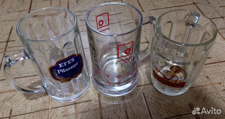 Бокалы, кружки для пива