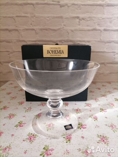 Ваза для фруктов Bohemia crystalite