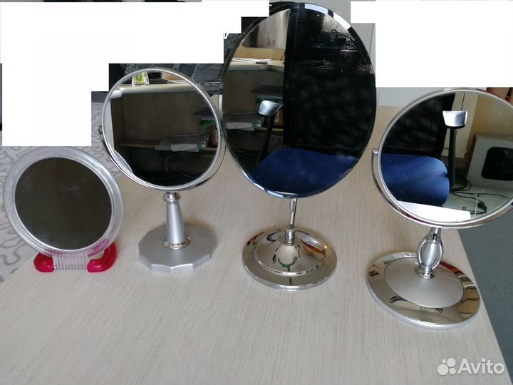 Зеркало настольное двухстороннее с увеличением