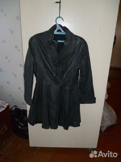 Кожаный плащ