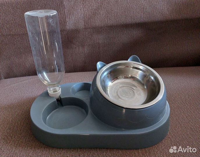 Миска для кошек с автопоилкой