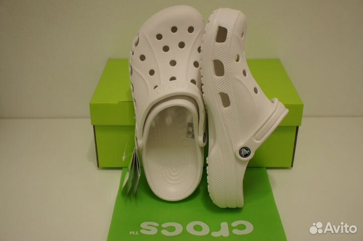 Сабо Crocs Baya clog в коробке с джибитсами