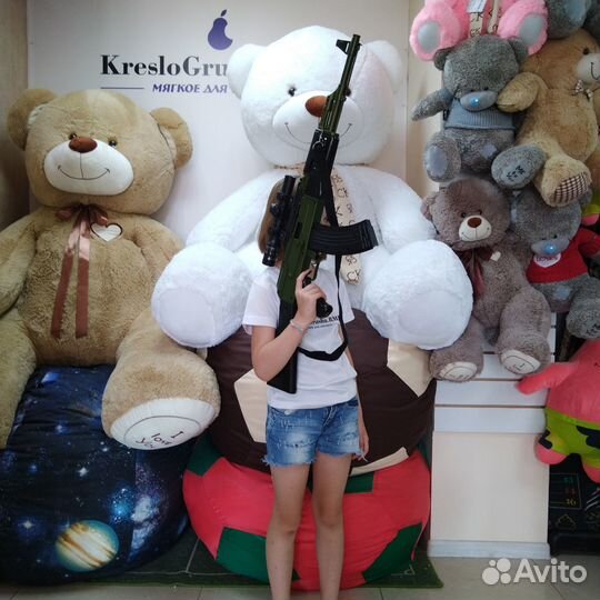 Автомат Калашникова игрушечный ак 74 с прицелом