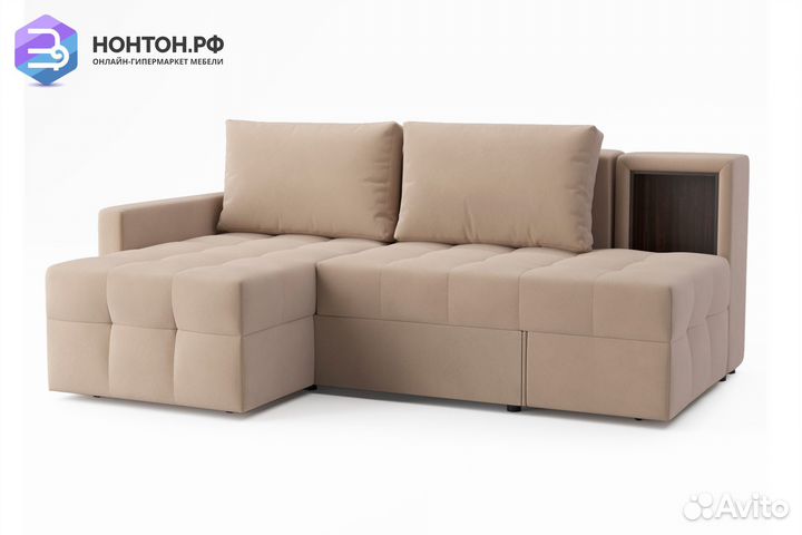 Диван угловой трансформер Самми бежевый