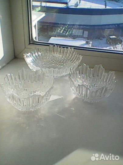 Хрустальная вазочка