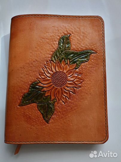 Кожанный блокнот ежедневник