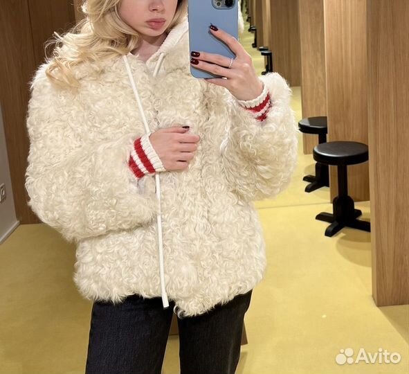 Шуба из меха тиградо