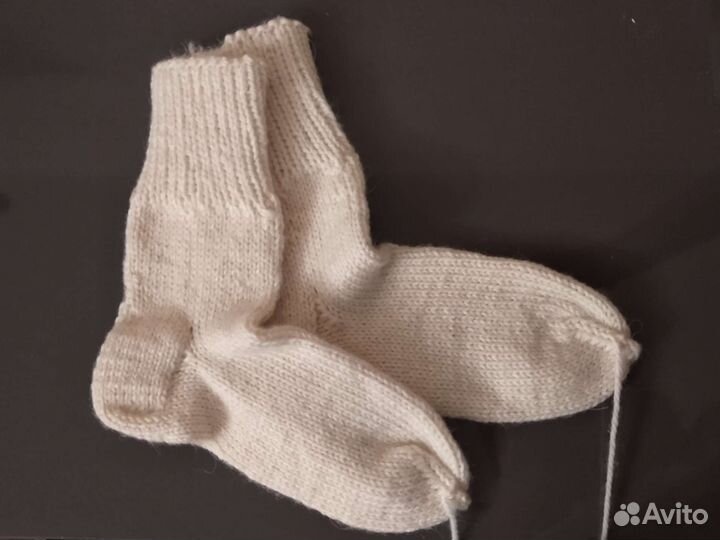 Носки шерстяные детские 17-18 см новые