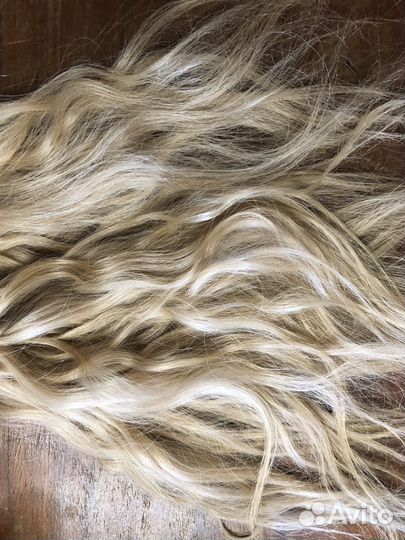 Волосы для наращивания блонд бу