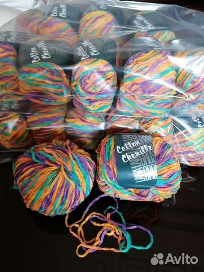 Пряжа Lana Grossa 10 мотков - Cotton Chenille